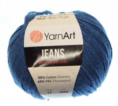 Jeans 17 středně modrá  YarnArt