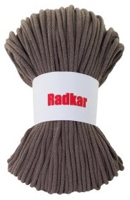 Bavlněná šňůra 5mm - Mocca (700) - s jádrem - 100m
