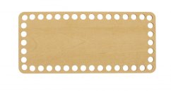 Dno na košík obdélník 22X10 cm JAVOR typ E38