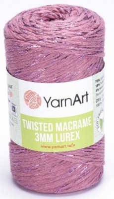 Twisted Macrame Lurex 3mm příze  792