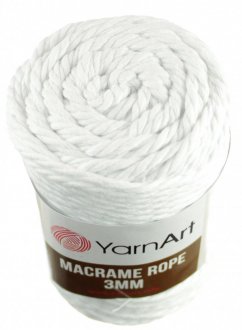 Macrame Rope 751 bílá 3 mm