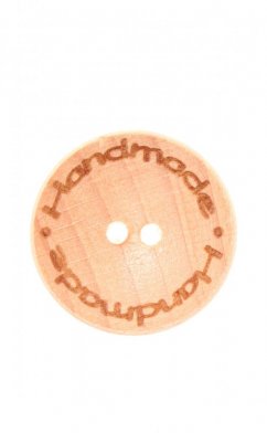 Knoflík dřevěný handmade  vel.40 - 25,4mm