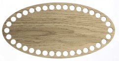 Dno na košík ovál 20x10 cm Dub Sonoma typ D21