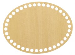 Dno na košík ovál 20X15 cm JAVOR typ D22
