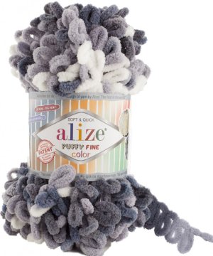 Alize Puffy Fine Color - Materiál složení - 100% polyester