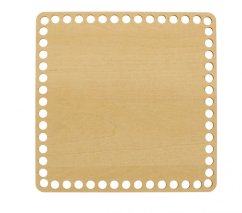 Dno na košík ČTVEREC 20X20 cm JAVOR typ F3