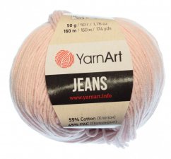Jeans 18 jemně růžová  YarnArt