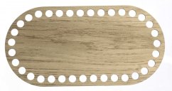 Dno na košík ovál 20x10 cm Dub Sonoma typ D20